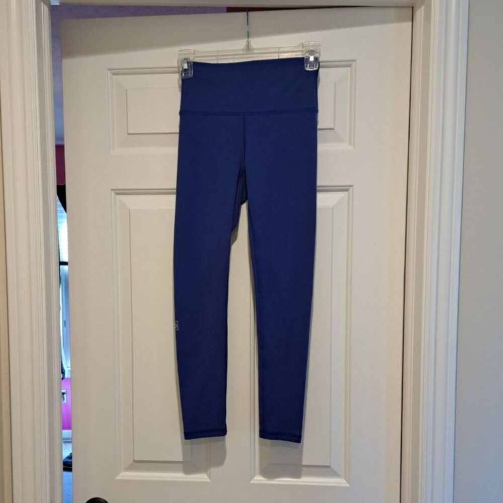 Fleo Women’s El Toro High Waisted Legging Blue Stretch Size Small